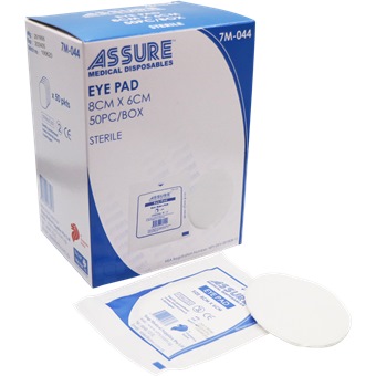 Assure Eye Pad Sterile 8cm X Cm 50ppp Medical Disposables Horme Singapore