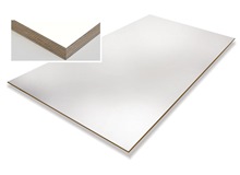 ONE SIDE PVC WHITE PLYWOOD PLANK 4&#39; X 8&#39; (1.22X2.44M)