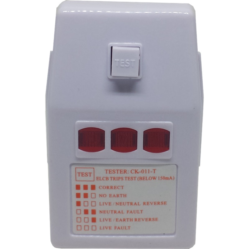 13A ELCB N SOCKET TESTER, Electrical Accessories