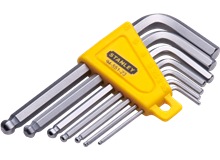 STANLEY HEX KEY 10PC S/ARM SET 1/16