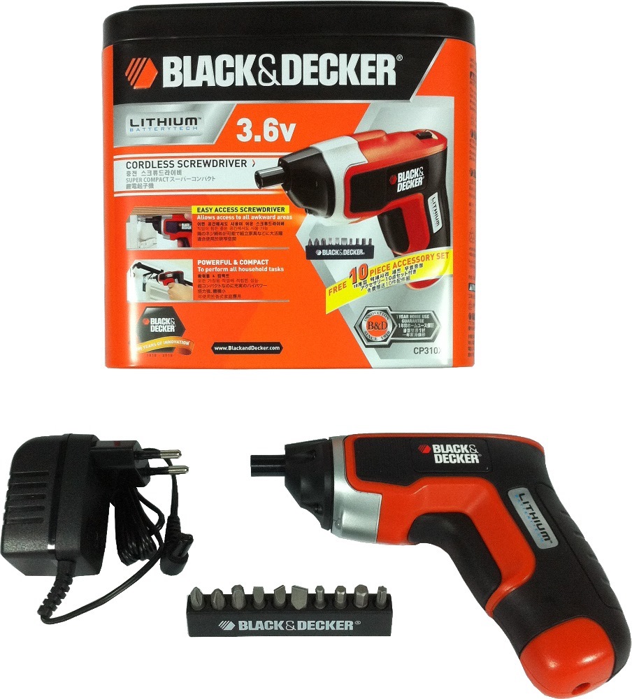 Black & Decker 3.6V Cordless Screwdriver 