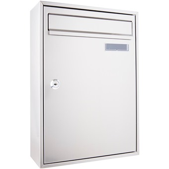 SECURE™ STAINLESS STEEL LETTER BOX 380HX270WX100D, TX0126 | Key Box ...
