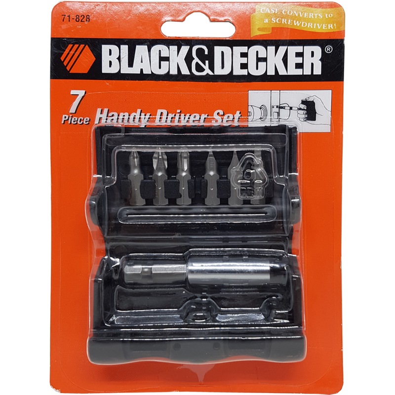 BLACK AND DECKER 5PC HSS DRILL BIT SET [4,5,6,8,10MM] A8030G