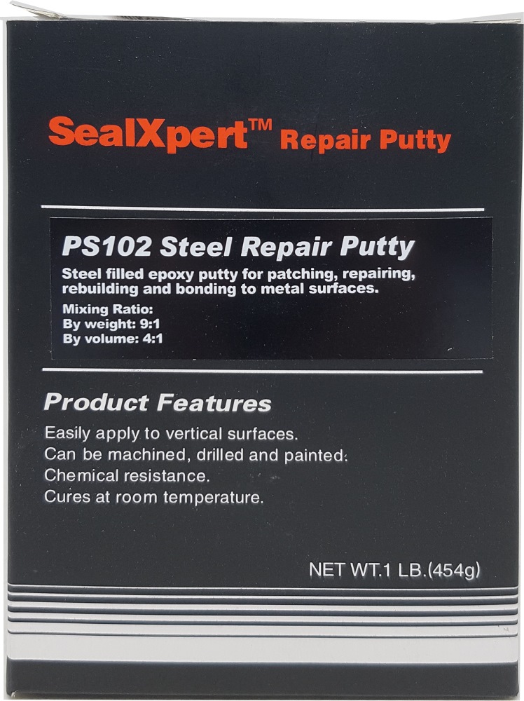 SEALXPERT STEEL PUTTY PS102 454G Fillers, Putty & Waterproofing Horme Singapore