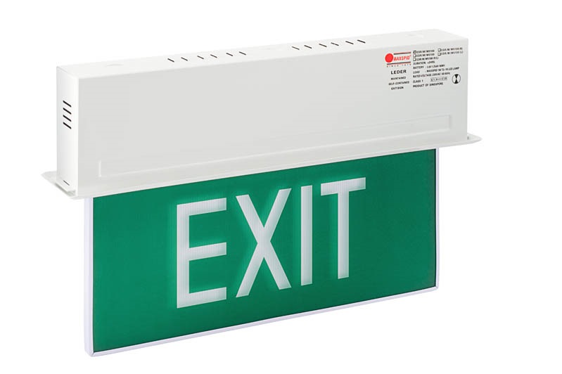 MAXSPID EMERGENCY EXIT LIGHT DOUBLE SIDE LEDER EDR/M/W5100 | Emergency ...