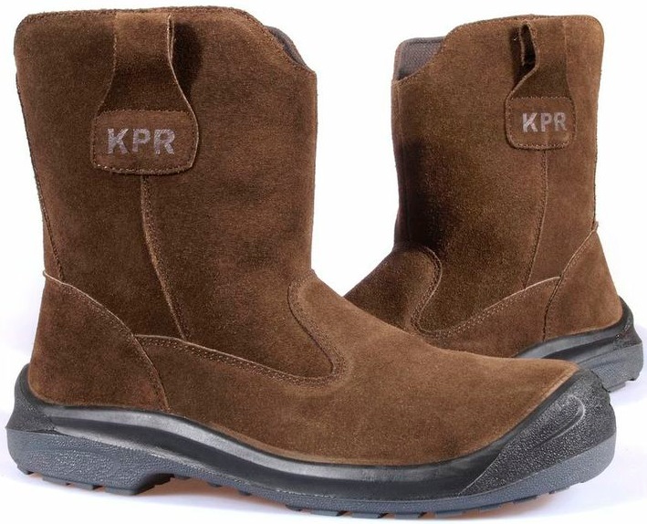 KING POWER SAFETY SHOE HIGH CUT KPRL291 ( BROWN ) Safety Shoes