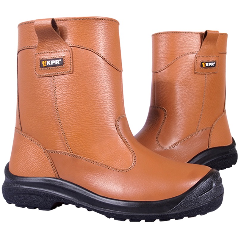 KING POWER SAFETY SHOE HIGH CUT KPRL805 ( TAN ) Safety Shoes