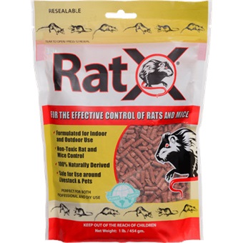 RATX RODENTICIDE RESEALABLE PACK 1.36KG (3LB) | Insect & Pest Control ...