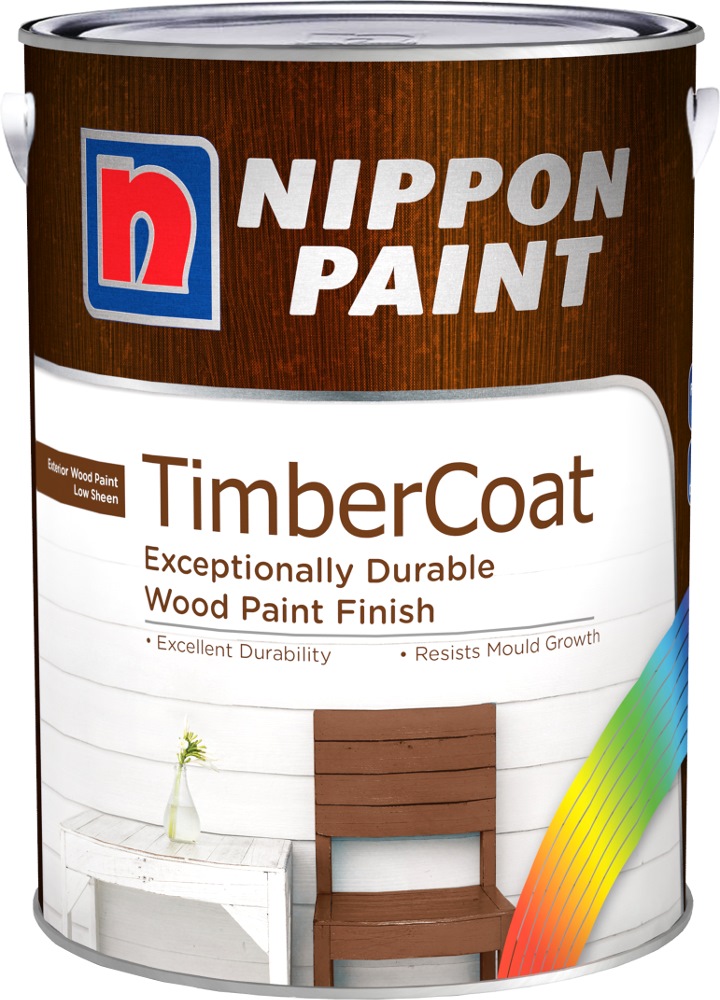 Nippon Paint Timbercoat 5l For Exterior Wood Metal Paints Horme Singapore - Wood Paint Colour Chart