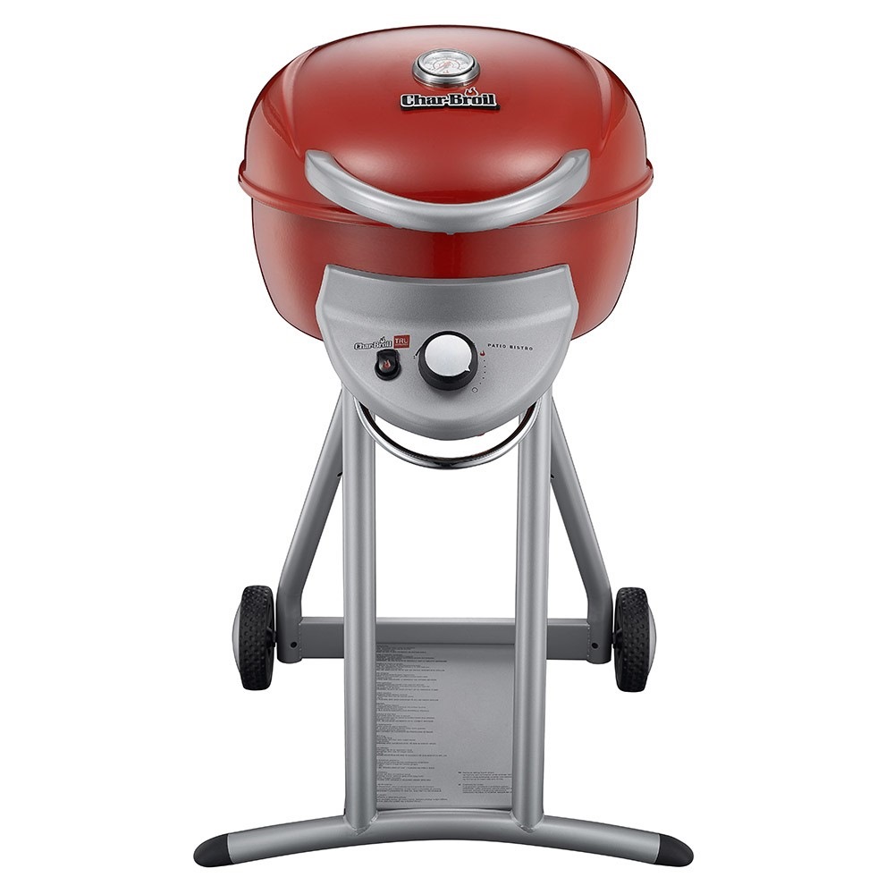 CHAR BROIL TRU INTRARED PATIO BISTRO 240 BBQ GAS GRILL RED CB1902R