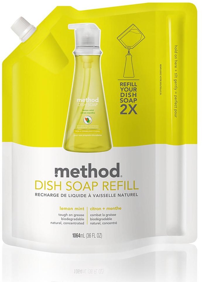 METHOD DISH SOAP ( REFILL ) LEMON MINT 1L Dishwashing Liquids