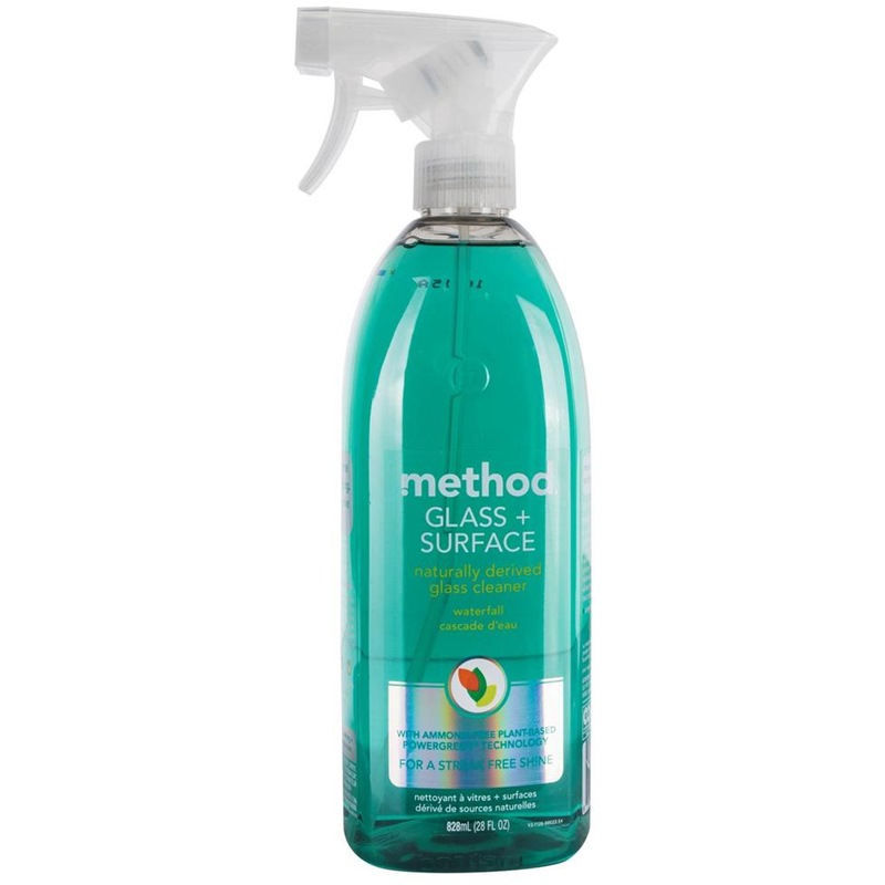METHOD GLASS + SURFACE ( NATURAL GLASS CLEANER ) WATERFALL 828ML ...