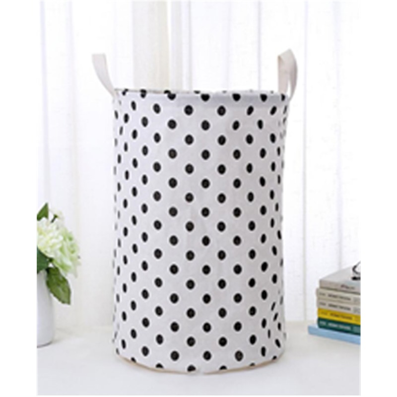 HOUZE - Laundry Bag (Small) - Black Polka Dots – HOUZE Singapore