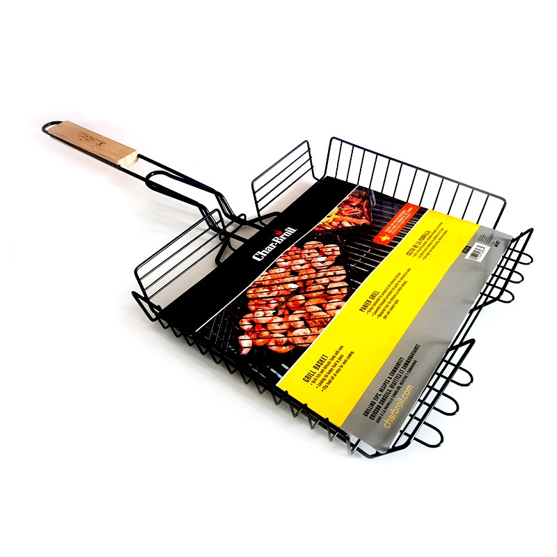 CHARBROIL NON STICK BBQ GRILL BASKET WITH HANDLE CB7056 Kitchen