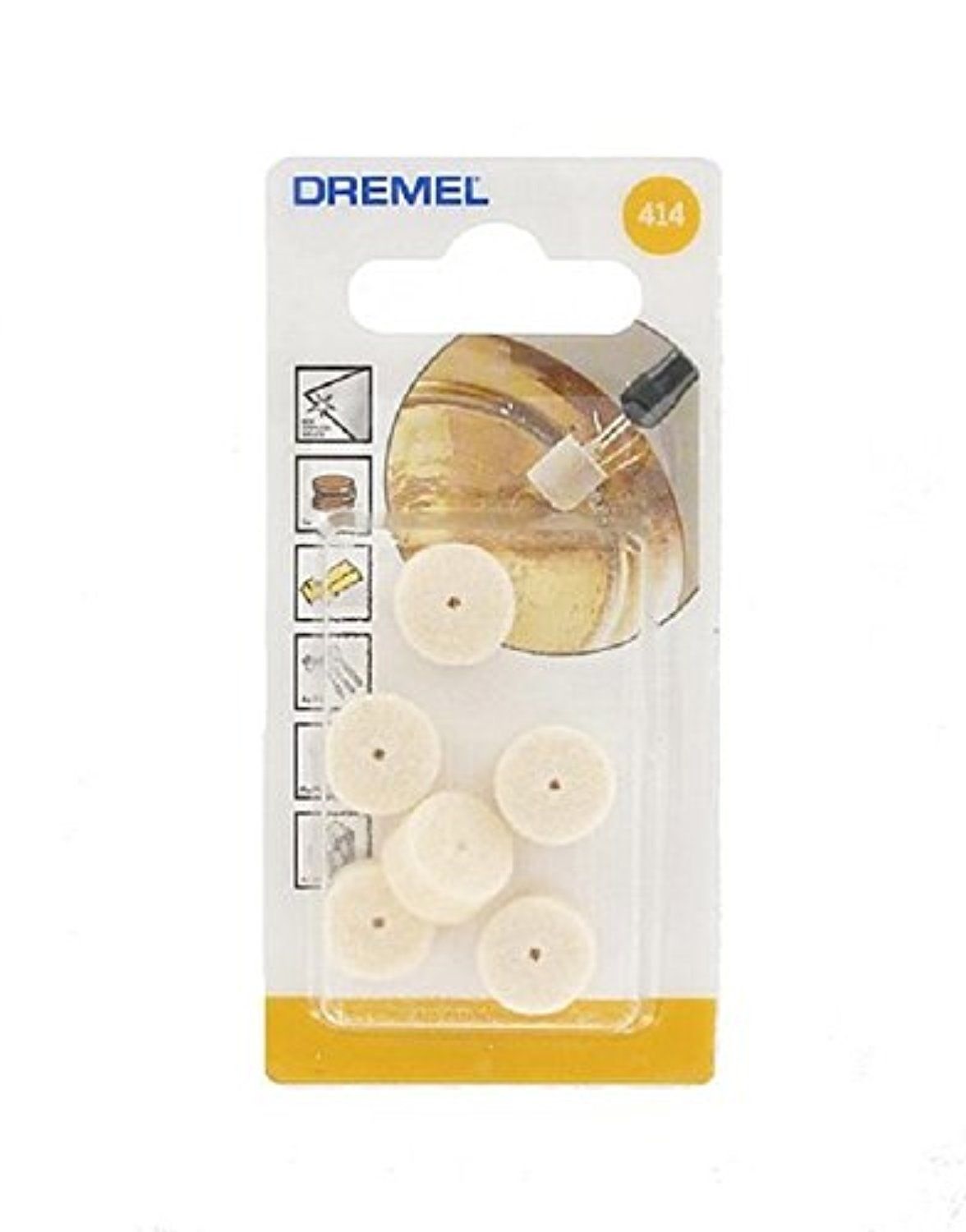 Dremel 414 1/2 Felt Polishing Wheel 414