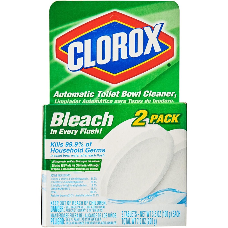 CLOROX TOILET & BOWL BLEACH BLOCK 2'SX100G - SC-HH433 | Bathroom, Drain ...