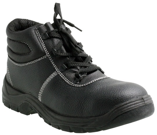 WORKSAFE MID CUT BLACK LACE UP SAFETY SHOE 8803 [S1] | Safety Footwear ...