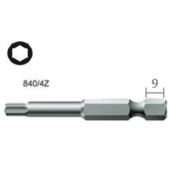 WERA HEX POWER BIT 1/4&quot;DR (METRIC)