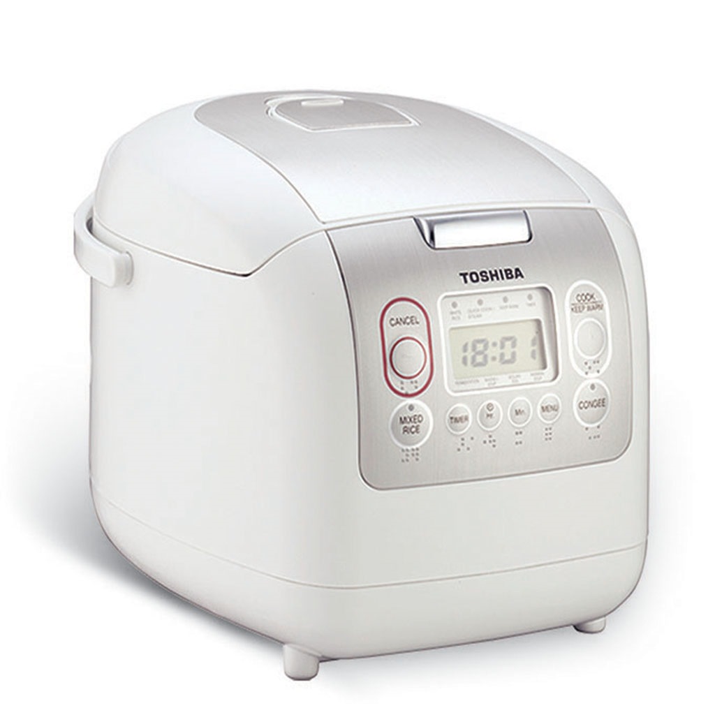 TOSHIBA 1.0L ELECTRIC RICE COOKER RC10NMFEIS WHITE Small Kitchen