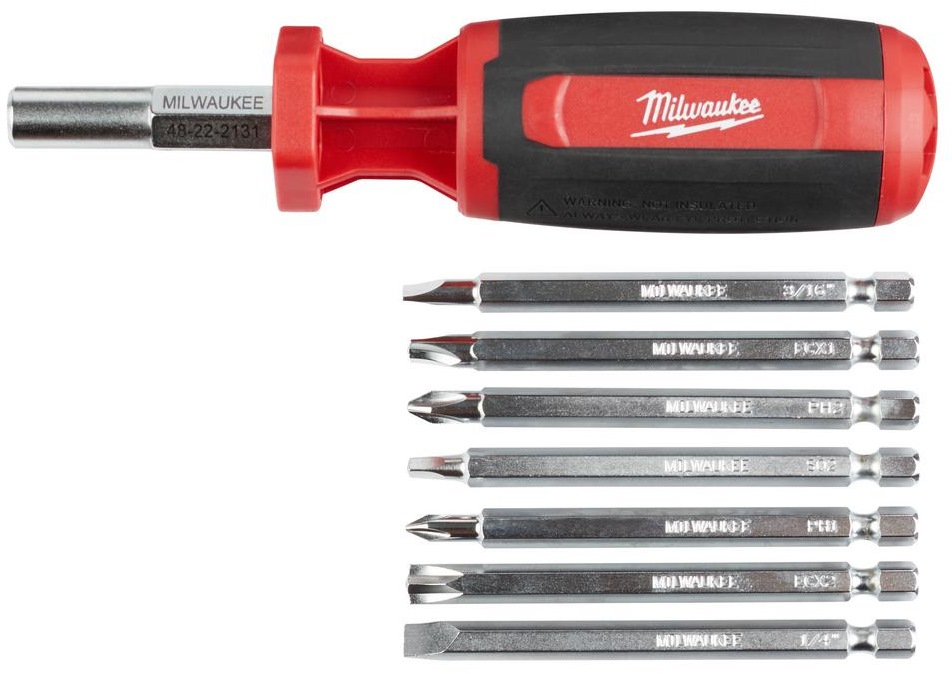 MILWAUKEE 9 IN 1 MULTI BIT DRIVER 48222131 Screwdrivers & Nut