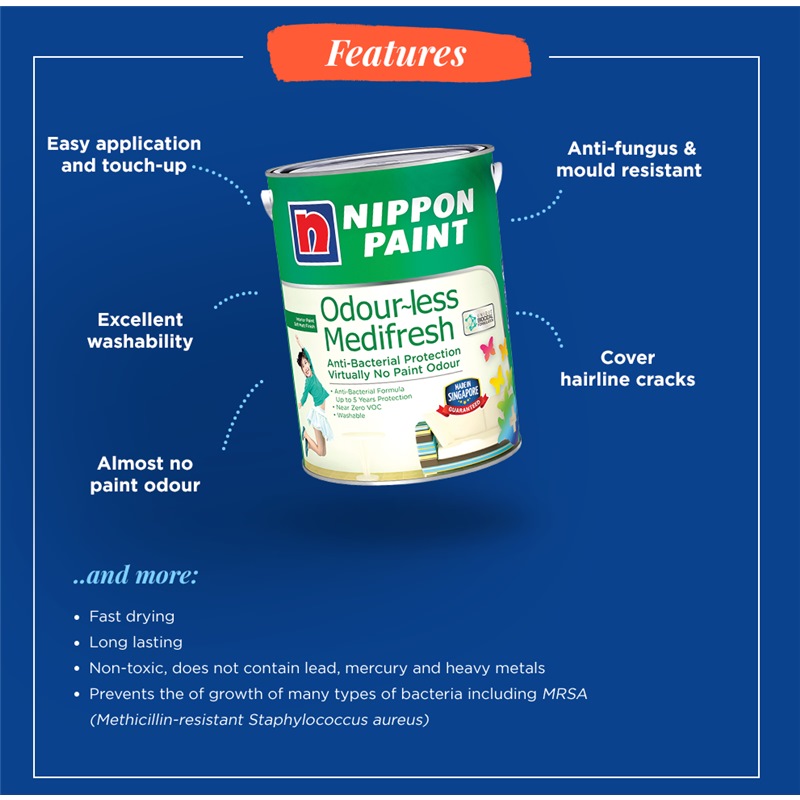 Nippon Paint Odourless Medifresh