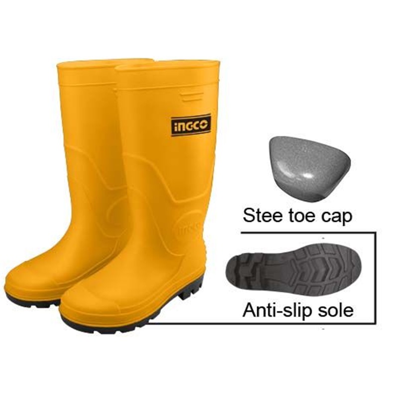 steel toe cap slip on boots