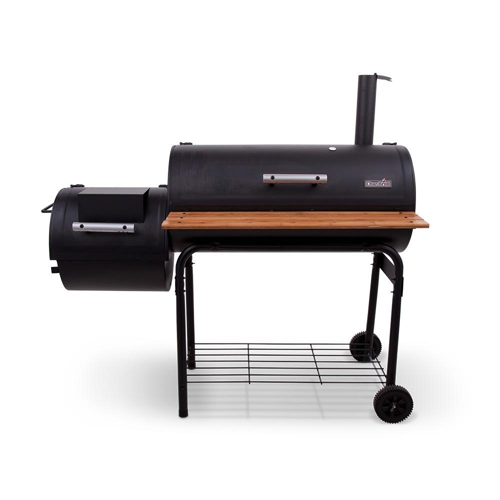 CHAR BROIL SILVER BBQ OFFSET SMOKER CB12201560 BBQ