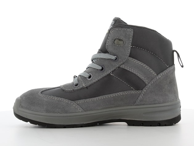 SAFETY JOGGER LADY MID-CUT SHOE BOTANIC, GREY [S1P] | Safety Shoes ...