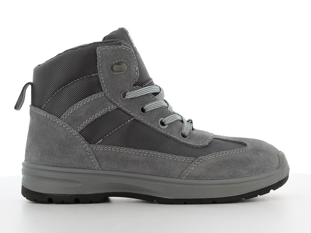 SAFETY JOGGER LADY MID-CUT SHOE BOTANIC, GREY [S1P] | Safety Shoes ...