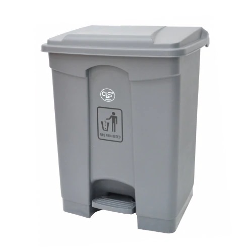 POLYETHYLENE FOOT PEDAL BIN 87L L500XW410XH820MM STEP ON BIN (87L ...