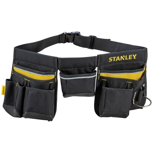 STANLEY 600 DENIER FABRIC TOOLS BELT POUCH W/MULTI POCKETS 1-96-178 ...