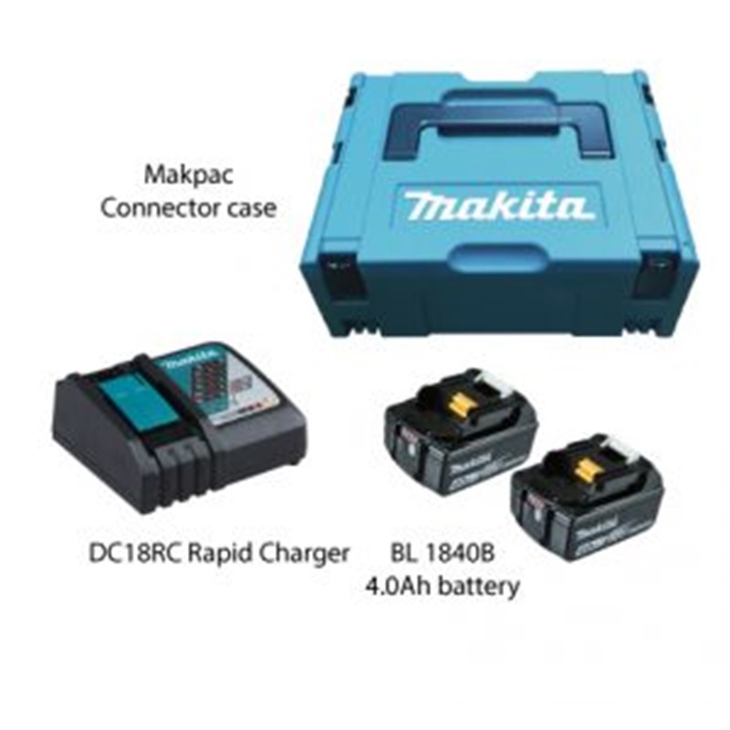 MAKITA 18V (2X4.0AH LI-ION+DC18RC) POWER SOURCE 191L71-1 MKP1RM182 | Powertools Batteries & Chargers | Horme Singapore