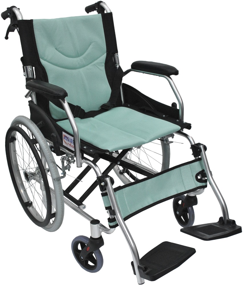 ASSURE REHAB 18” LIGHTWEIGHT WHEELCHAIR WITH FLIPUP FOOTREST, AR0152