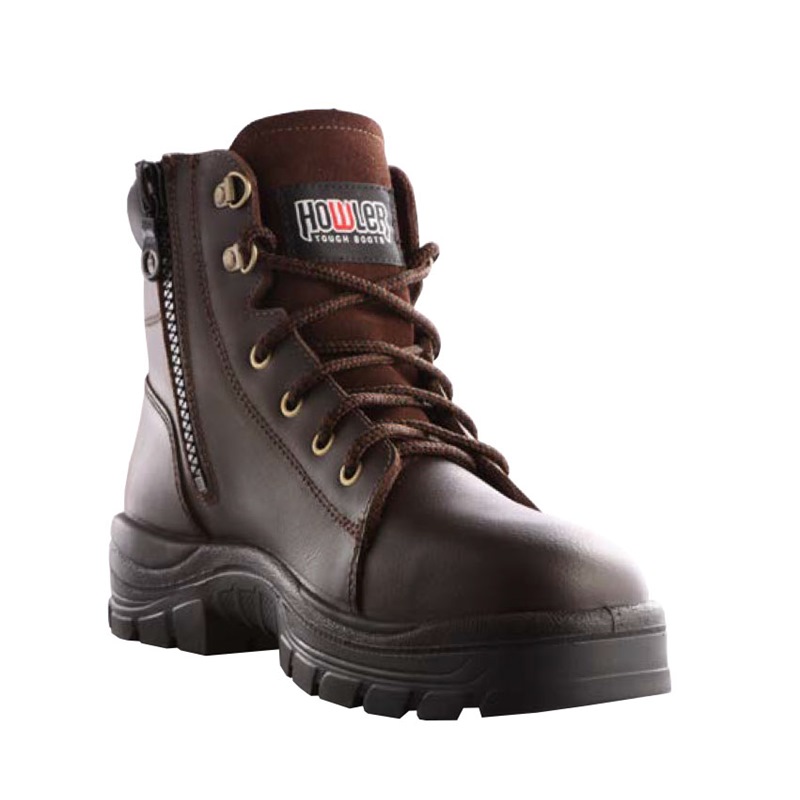 HOWLER SAFETY SHOE CANYON ZIP 492494 (BROWN) | Safety Shoes & Safety ...