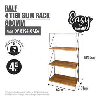 4 Tier 600mm