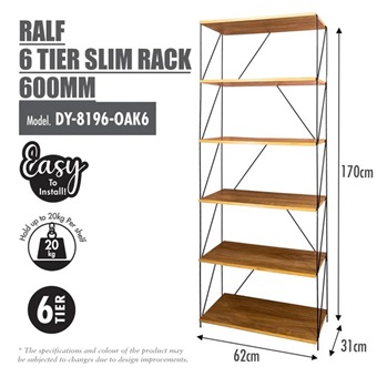 6 Tier 600mm