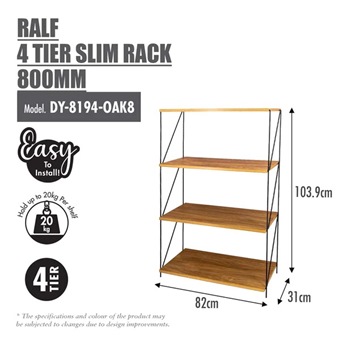 4 Tier 600mm