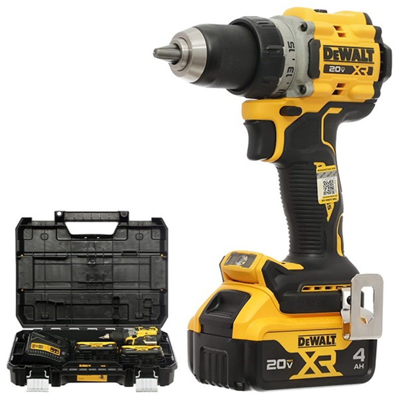 DEWALT 20V 2X4.0AH LI ION 13MM BRUSHLESS DRILL DRIVER DCD800M2T B1 Cordless Drills Impact Drivers Wrenches Horme Singapore