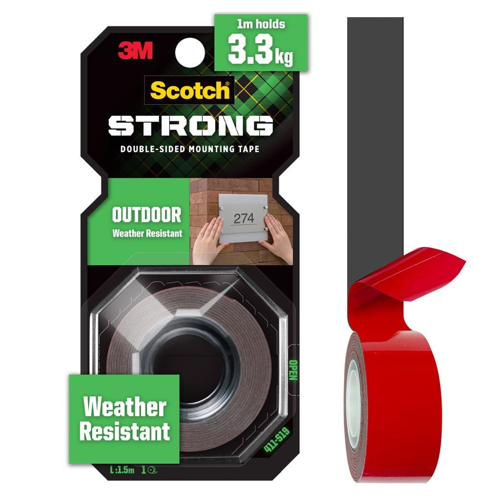 Double Sided Tape, Exterior Weather Resistant Tape