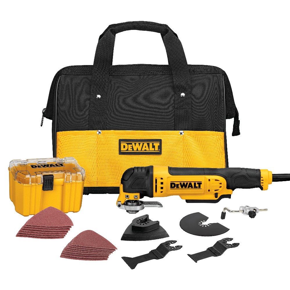 DEWALT OSCILLATING MULTI TOOL KIT W ACCESSORIES DWE315K Corded