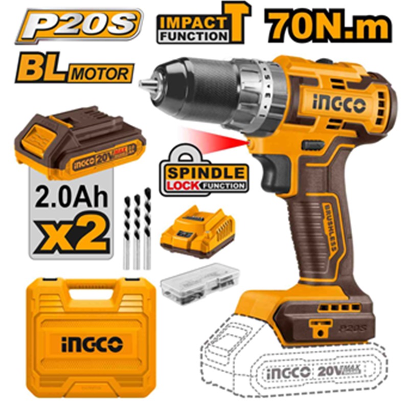 Ingco cordless drill discount 20v