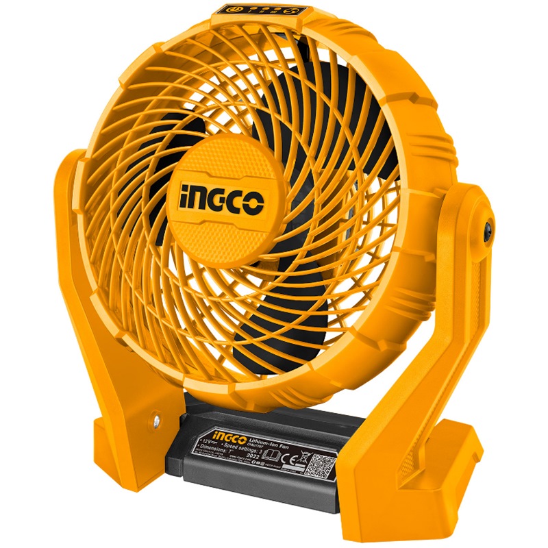 INGCO CFALI2007 20V Lithium-ion Fan - Compact Cooling, 7 Diameter