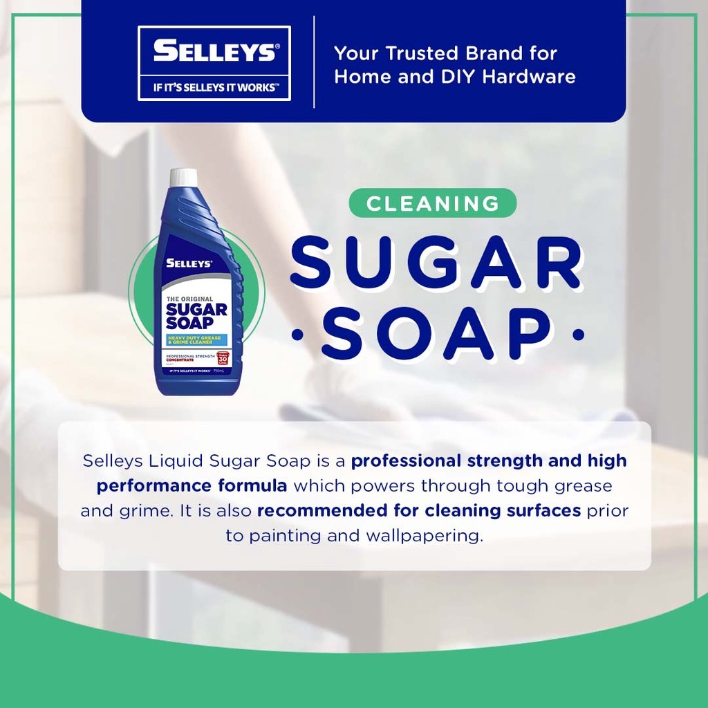 Selleys Original Sugar Soap - Heavy Duty Grease & Grime Cleaner