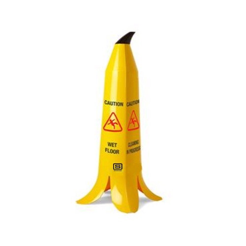 SUPERSTEAM SAFETY BANANA CAUTION CONE 36 X 36 X 60 CM | Cleaning Tools ...