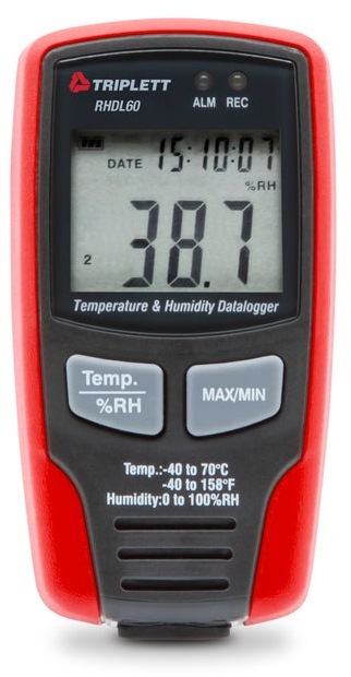 Triplett Rhdl60 Temperature And Humidity Datalogger 