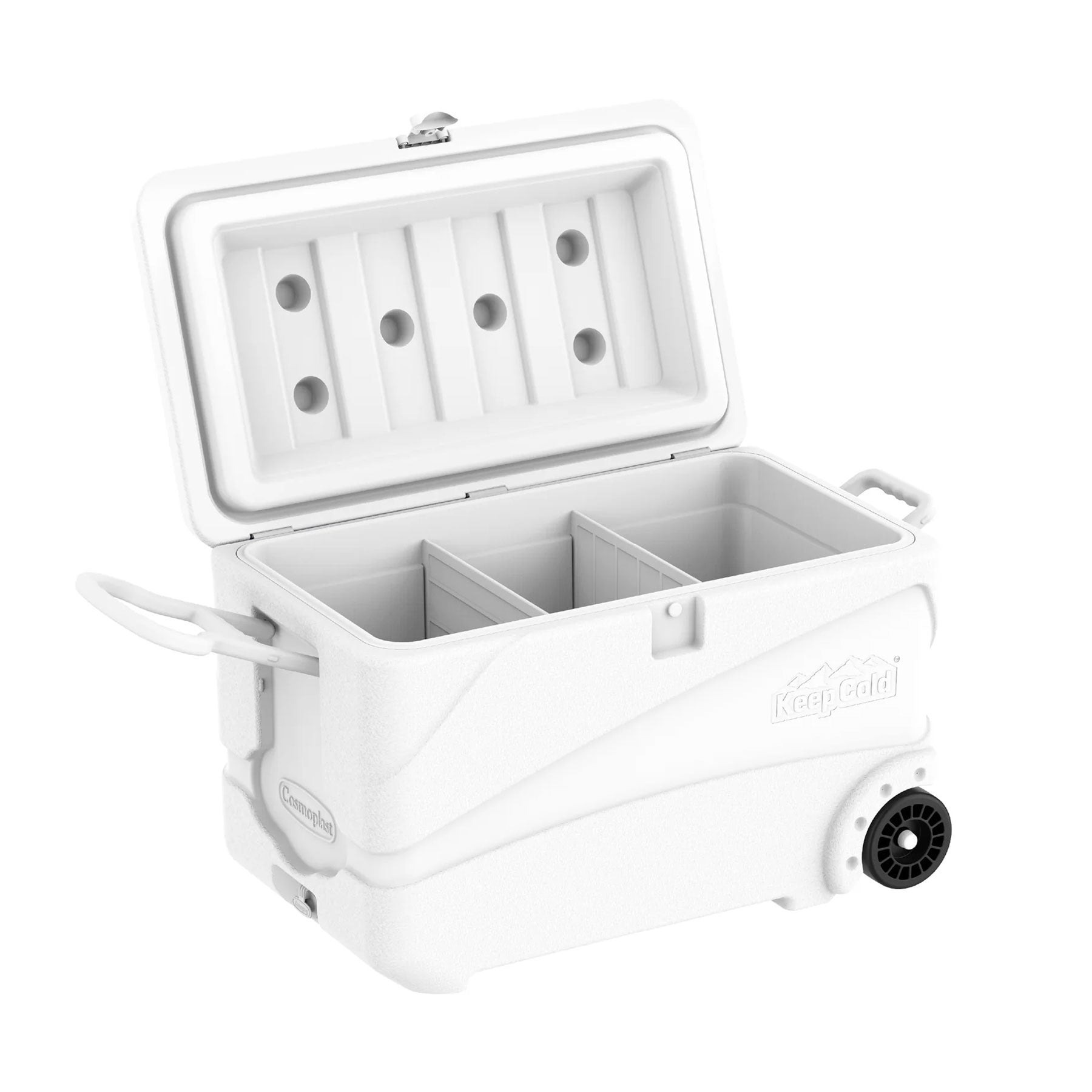DURAMAX COOLER BOX WITH WHEELS 84L (WHITE) XX105WH | Cooler Boxes ...