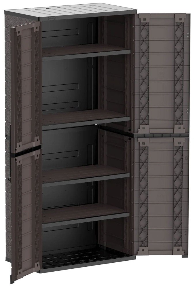 DURAMAX CEDAR GRAIN VERTICAL CABINET STORAGE TALL ST001DW | Outdoor ...