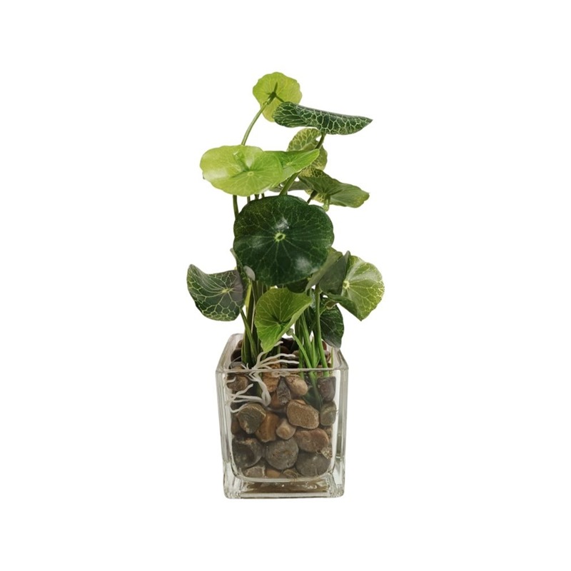 COPPER COIN PLANT TABLE SIZE FAKE Artificial Plants