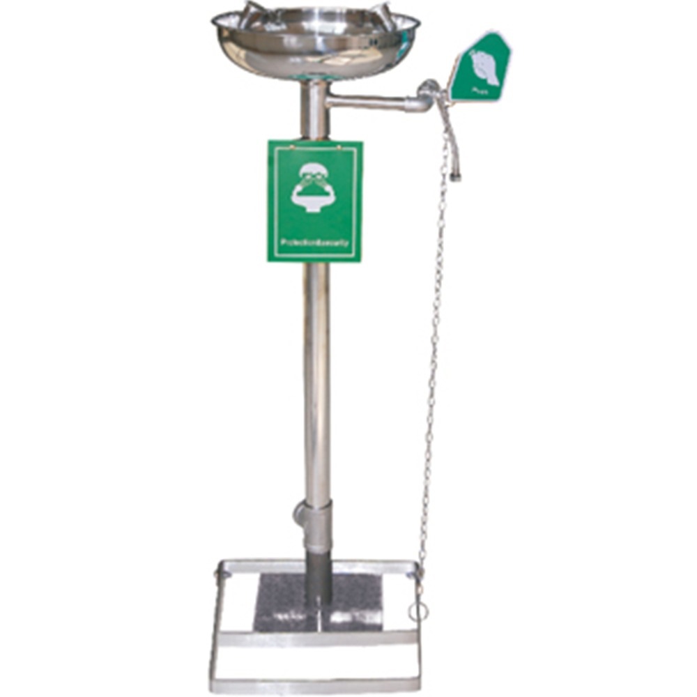 Terysafe Ss E150 Stainless Steel Pedestal Mounted Eye Wash Safety Showers And Eyewash Stations