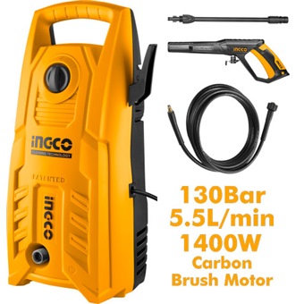 INGCO HIGH PRESSURE WASHER MAX.130BAR HPWR14008 (AIR-COND CLEANING)